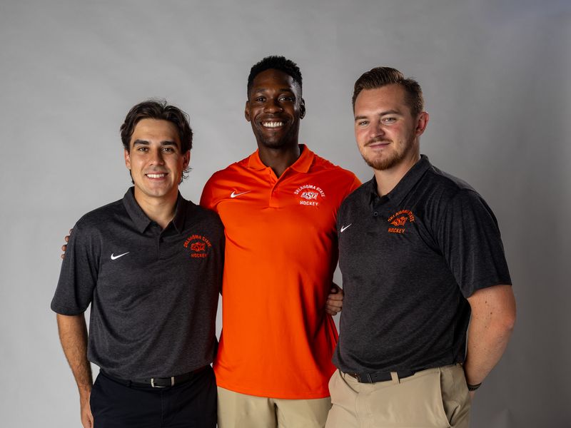 Staff members at media day